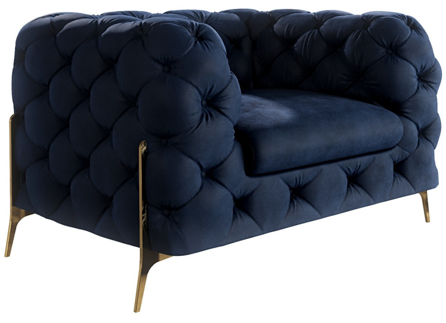 Zestaw mebli Chesterfield TEO HIGH - narożnik 2+E+2 + fotel — Riviera 81