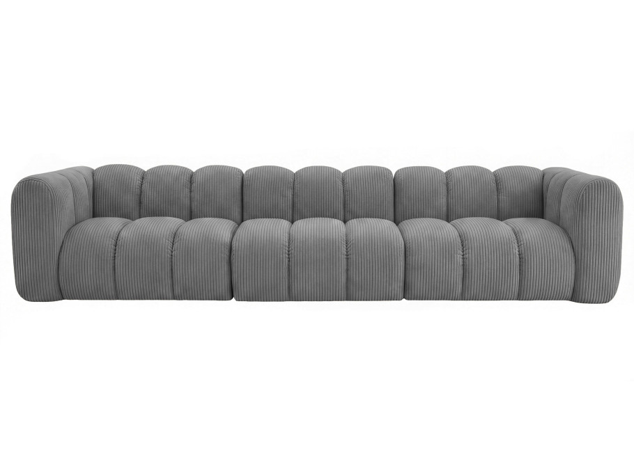 Nowoczesna grafitowa sofa modułowa Velis 4-osobowa do salonu 3