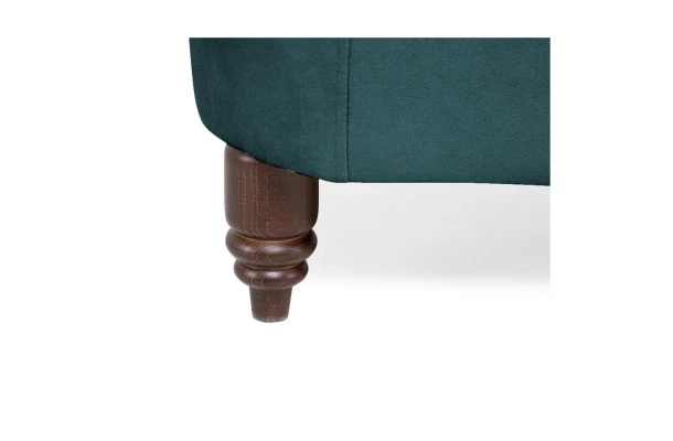 Sofa trzyosobowa z funkcją spania pikowana Chesterfield VINCENT - design i funkcjonalnosc w parze