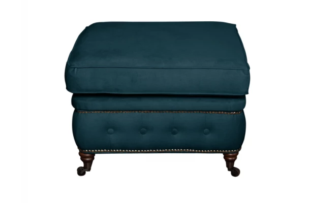 Puf pikowany glamour 75x70 VINCENT - design i funkcjonalnosc w parze