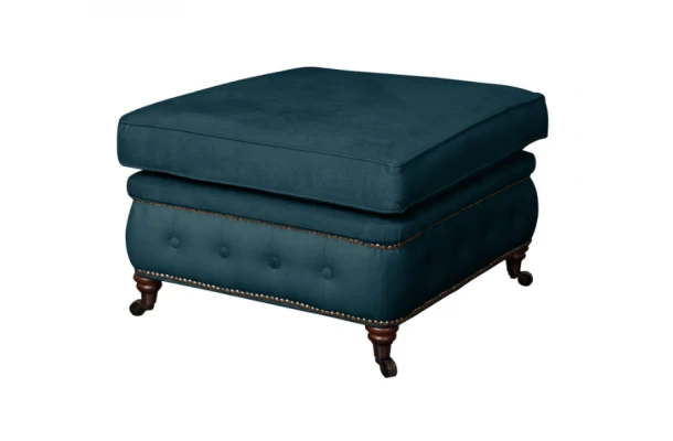 Puf pikowany glamour 75x70 VINCENT - design i funkcjonalnosc w parze