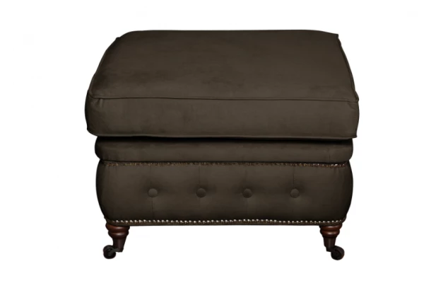 Puf pikowany glamour 75x70 VINCENT - design i funkcjonalnosc w parze