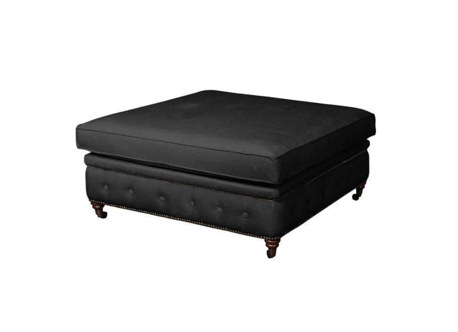 Puf pikowany glamour 100x100 VINCENT