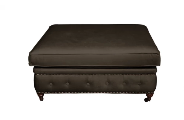 Puf pikowany glamour 100x100 VINCENT - design i funkcjonalnosc w parze