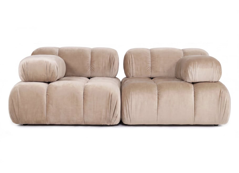 Sofa modułowa Manzoni 2-osobowa z elastyczną konfiguracją - Magic Velvet 2282