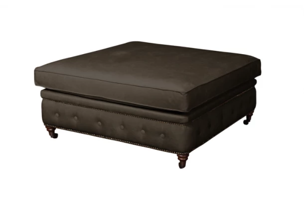 Puf pikowany glamour 100x100 VINCENT - design i funkcjonalnosc w parze