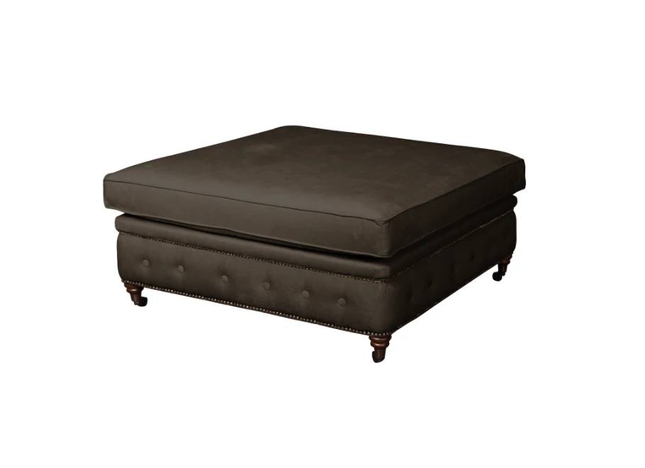Puf pikowany glamour 100x100 VINCENT