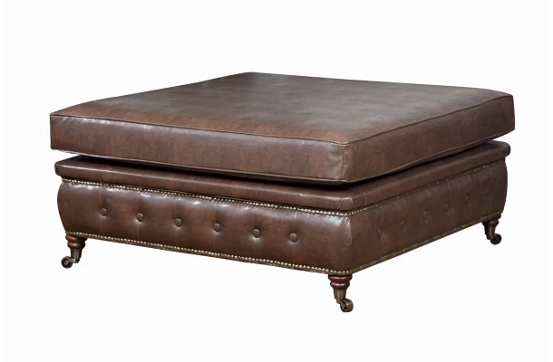 Puf pikowany glamour 100x100 VINCENT - design i funkcjonalnosc w parze