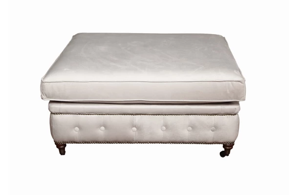 Puf pikowany glamour 100x100 VINCENT - design i funkcjonalnosc w parze
