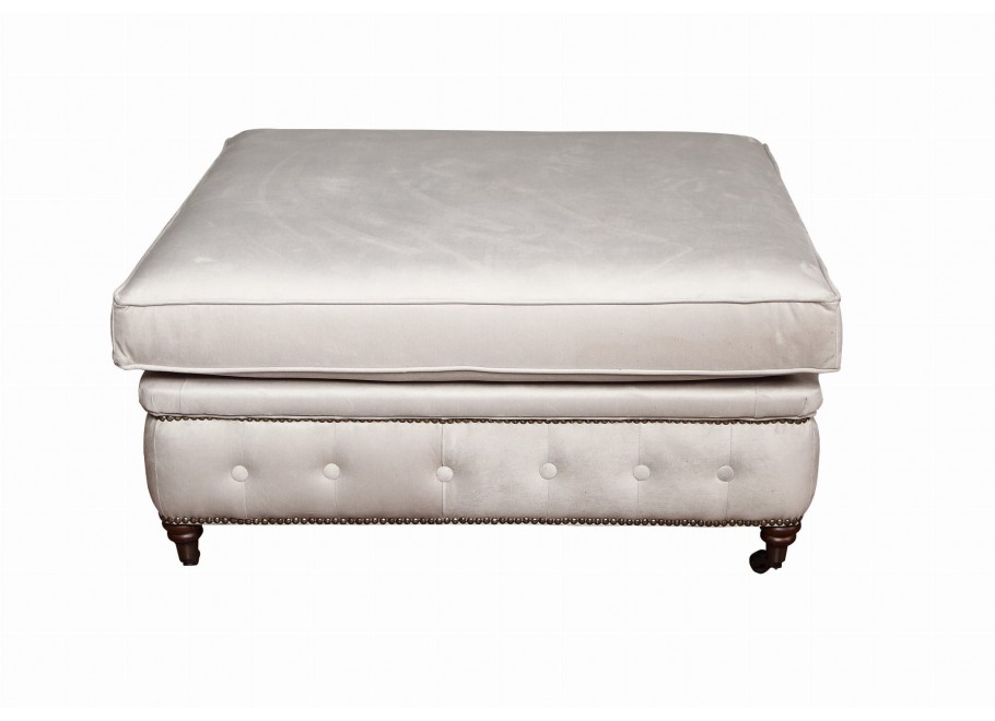 Puf pikowany glamour 100x100 VINCENT 9