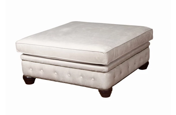 Puf pikowany glamour 100x100 VINCENT - design i funkcjonalnosc w parze