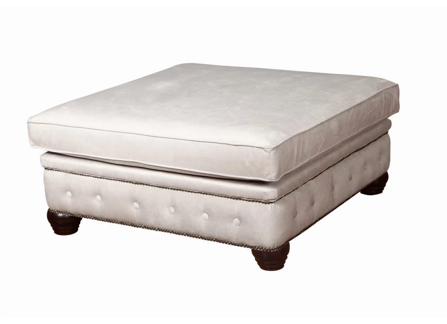Puf pikowany glamour 100x100 VINCENT
