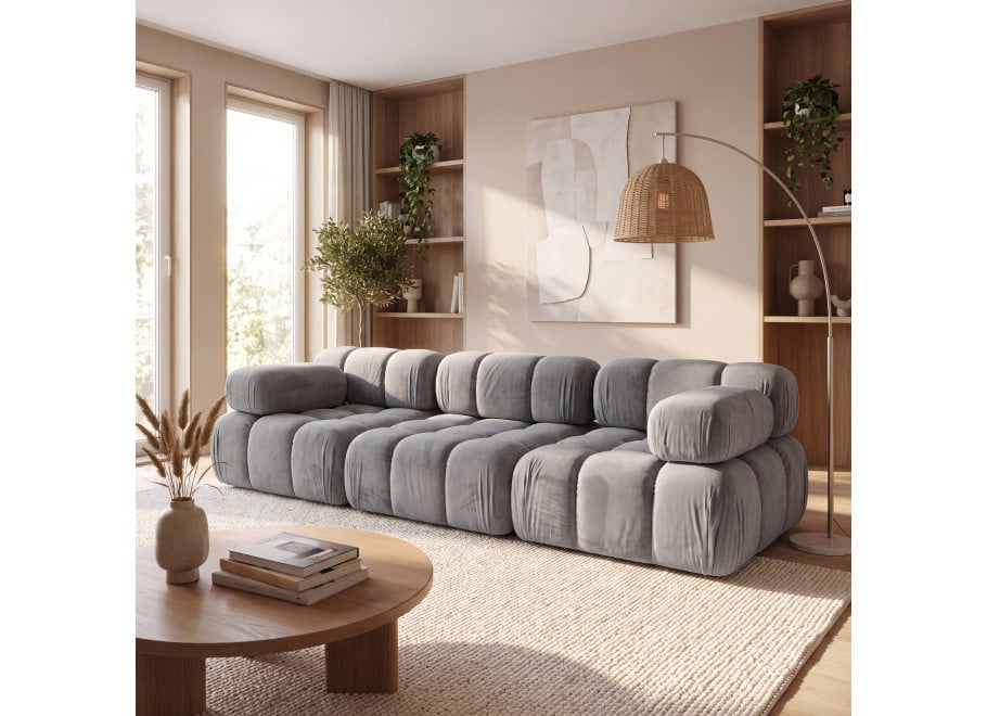 Sofa modułowa Manzoni 3-osobowa z elastyczną konfiguracją - Riviera 91