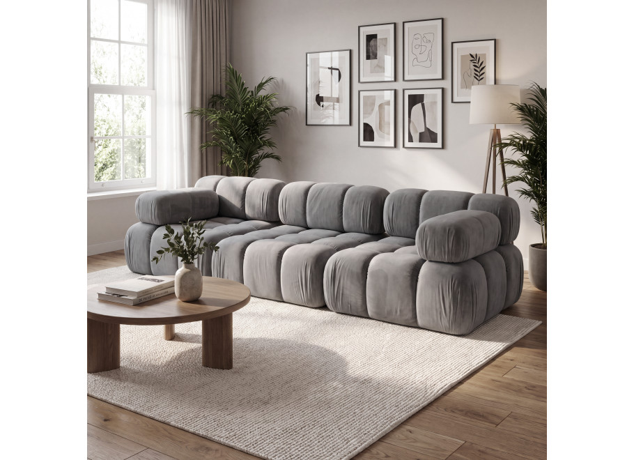 Sofa modułowa Manzoni 3-osobowa z elastyczną konfiguracją - Riviera 91