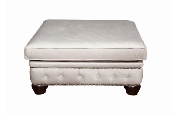 Puf pikowany glamour 100x100 VINCENT - design i funkcjonalnosc w parze