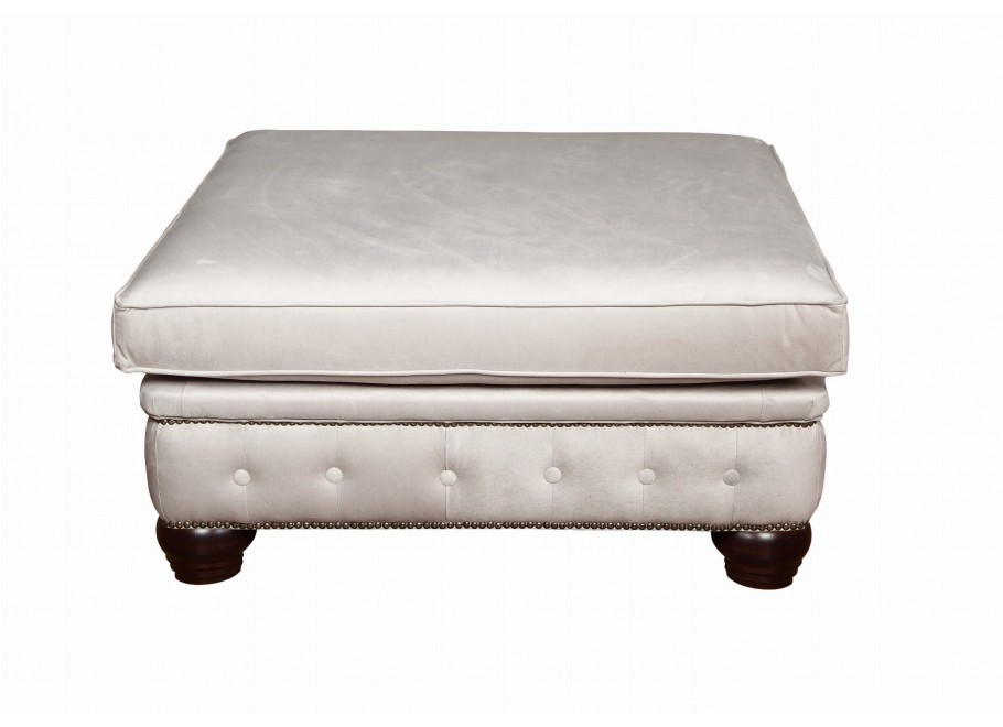 Puf pikowany glamour 100x100 VINCENT 11