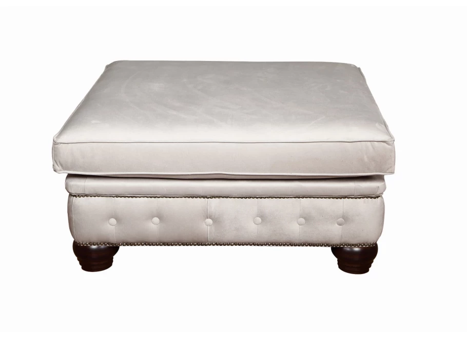 Puf pikowany glamour 100x100 VINCENT