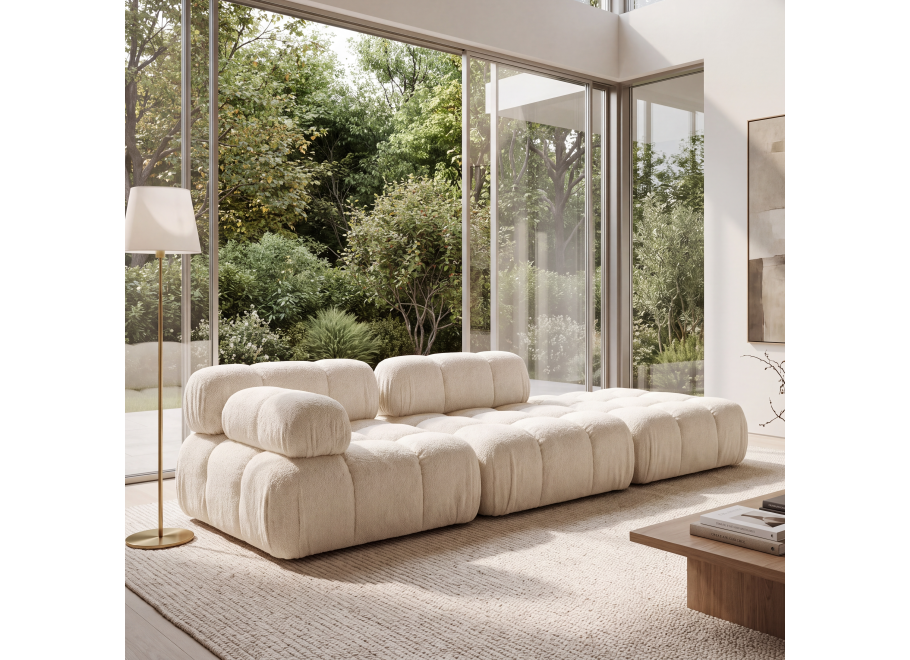 Sofa modułowa Manzoni 3-osobowa z elastyczną konfiguracją - Quelle 02
