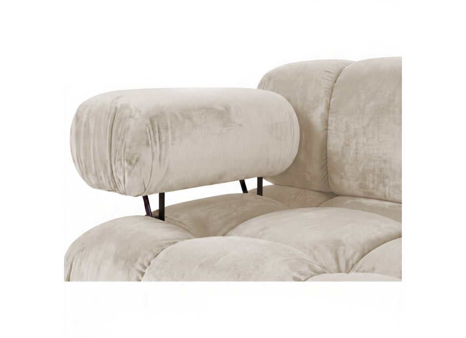 Sofa modułowa Manzoni 3-osobowa z elastyczną konfiguracją - Magic Velvet 2201