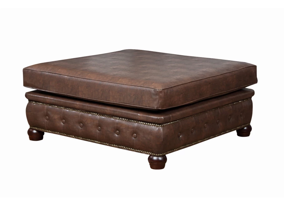 Puf pikowany glamour 100x100 VINCENT