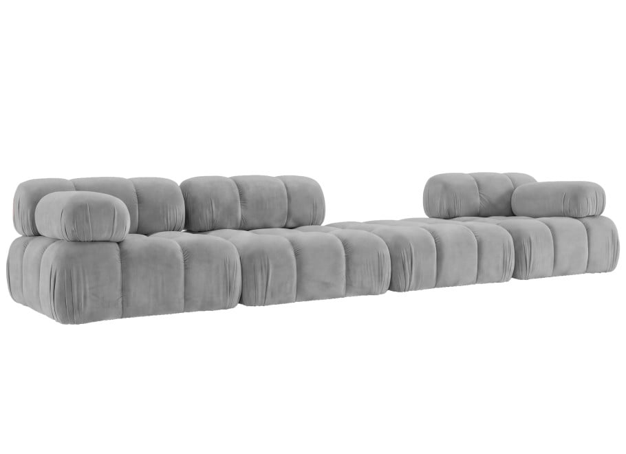 Sofa modułowa Manzoni 5-osobowa z elastyczną konfiguracją - Magic Velvet 2218
