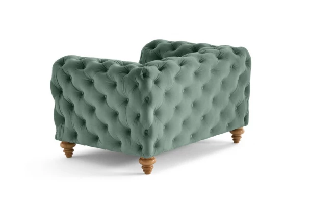 Fotel pikowany TEO WOOD Chesterfield - design i funkcjonalnosc w parze