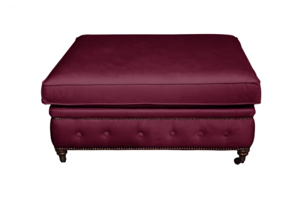 Puf pikowany glamour 100x100 VINCENT - design i funkcjonalnosc w parze