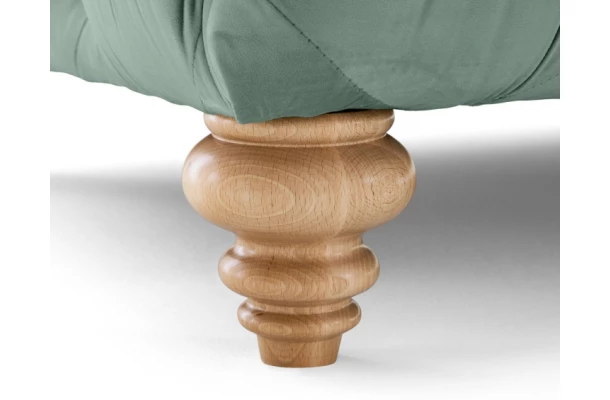 Fotel pikowany TEO WOOD Chesterfield - design i funkcjonalnosc w parze