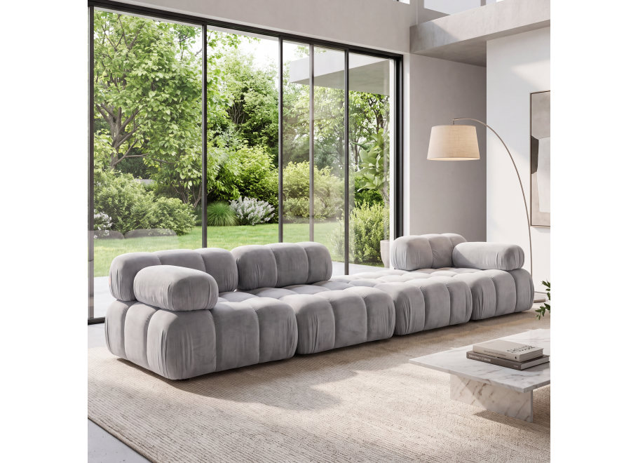 Sofa modułowa Manzoni 5-osobowa z elastyczną konfiguracją - Magic Velvet 2218