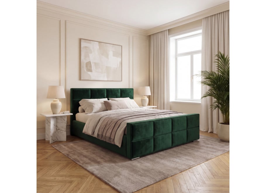 Łóżko tapicerowane glamour ROSS - Riviera 38