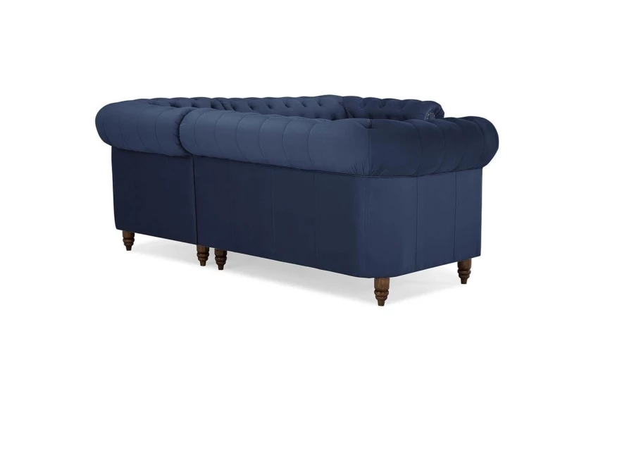 Narożnik pięcioosobowy pikowany Chesterfield VINCENT