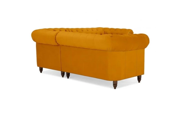 Narożnik pięcioosobowy pikowany Chesterfield VINCENT - design i funkcjonalnosc w parze