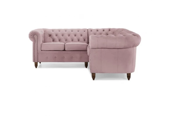 Narożnik pięcioosobowy pikowany Chesterfield VINCENT - design i funkcjonalnosc w parze