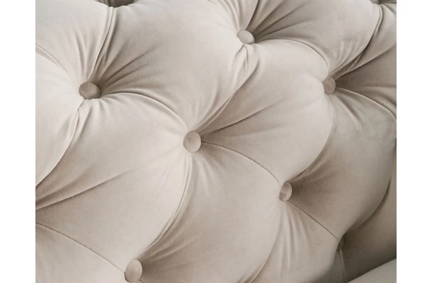 Sofa dwuosobowa pikowana TEO WOOD Chesterfield - design i funkcjonalnosc w parze