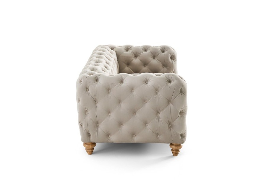 Sofa dwuosobowa pikowana TEO WOOD Chesterfield 12