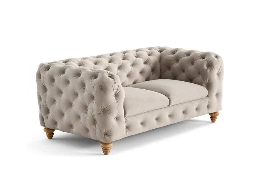 Sofa dwuosobowa pikowana TEO WOOD Chesterfield 3