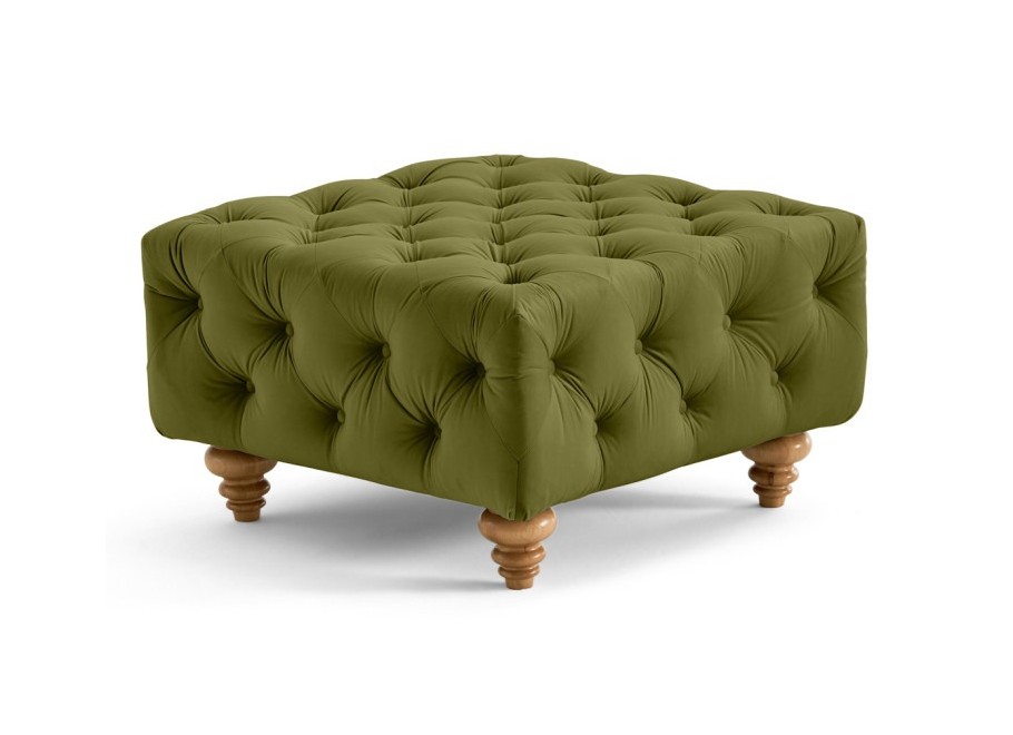 Puf pikowany TEO WOOD Chesterfield 6
