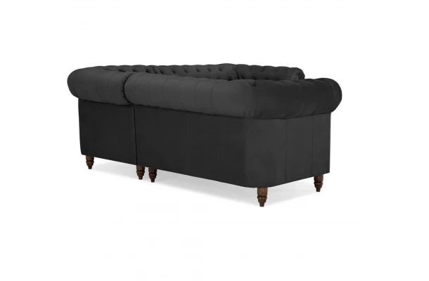 Narożnik pięcioosobowy pikowany Chesterfield VINCENT - design i funkcjonalnosc w parze