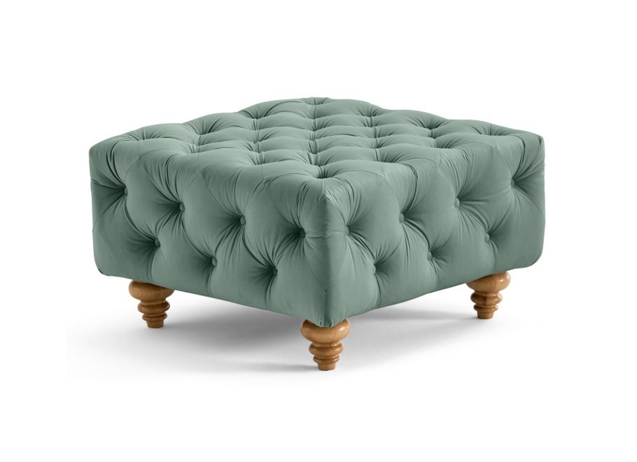 Puf pikowany TEO WOOD Chesterfield 7