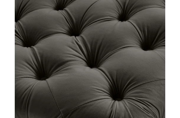 Puf pikowany TEO WOOD Chesterfield - design i funkcjonalnosc w parze