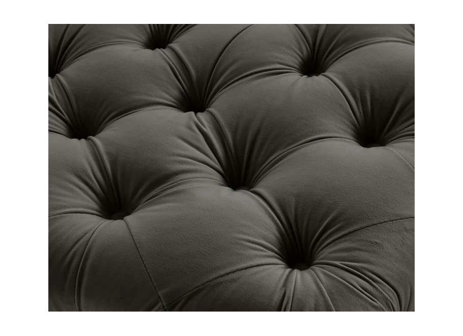 Puf pikowany TEO WOOD Chesterfield