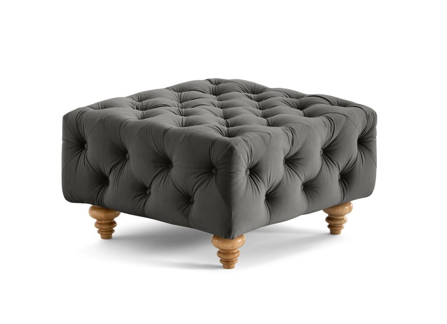 Puf pikowany TEO WOOD Chesterfield 13