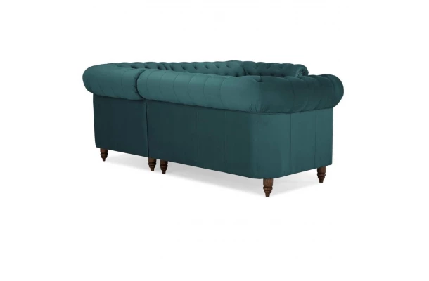 Narożnik pięcioosobowy pikowany Chesterfield VINCENT - design i funkcjonalnosc w parze