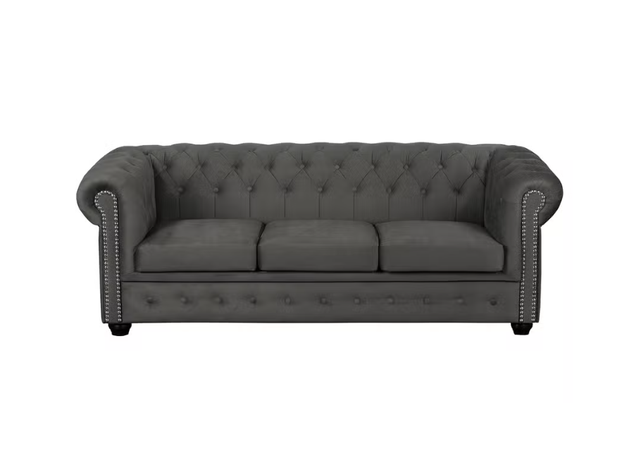 Zestaw mebli pikowanych Chesterfield 3+1 FELIX - Amore 84