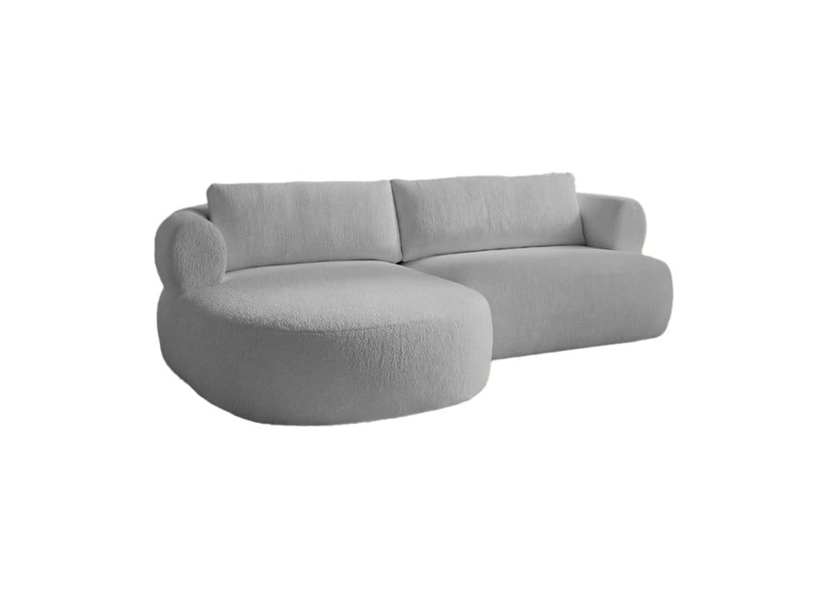 Sofa wypoczynkowa Melani czteroosobowa w popielatym szenilu 2