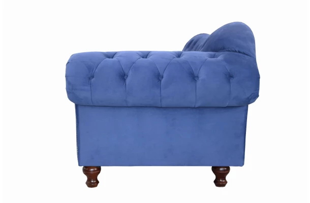 Sofa dwuosobowa pikowana Chesterfield PARIS - wygodne