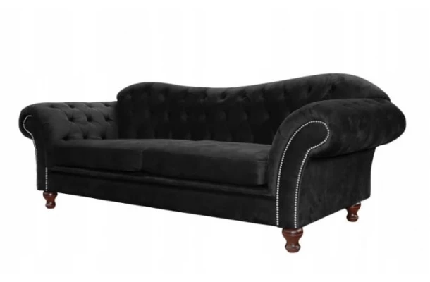 Sofa dwuosobowa pikowana Chesterfield PARIS - design i funkcjonalnosc w parze