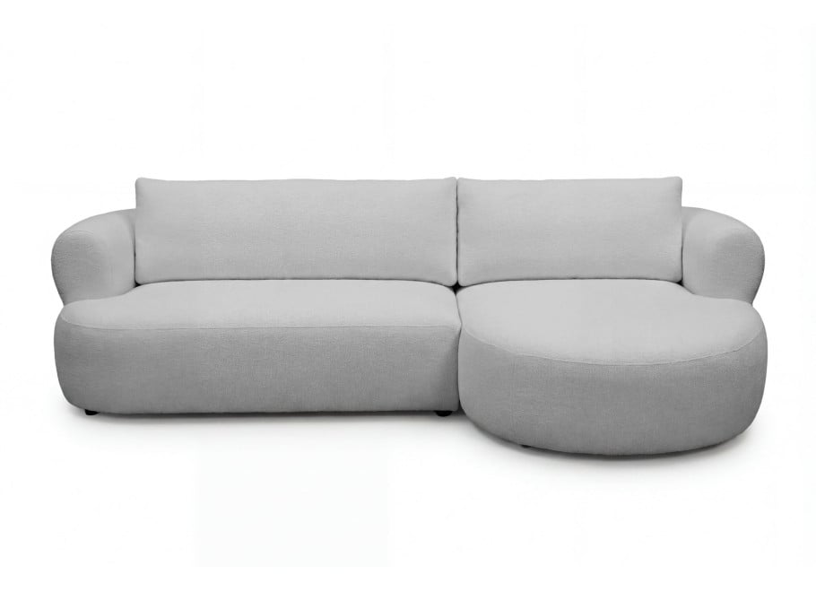 Sofa wypoczynkowa Melani czteroosobowa w popielatym szenilu 3