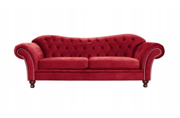 Sofa dwuosobowa pikowana Chesterfield PARIS - design i funkcjonalnosc w parze