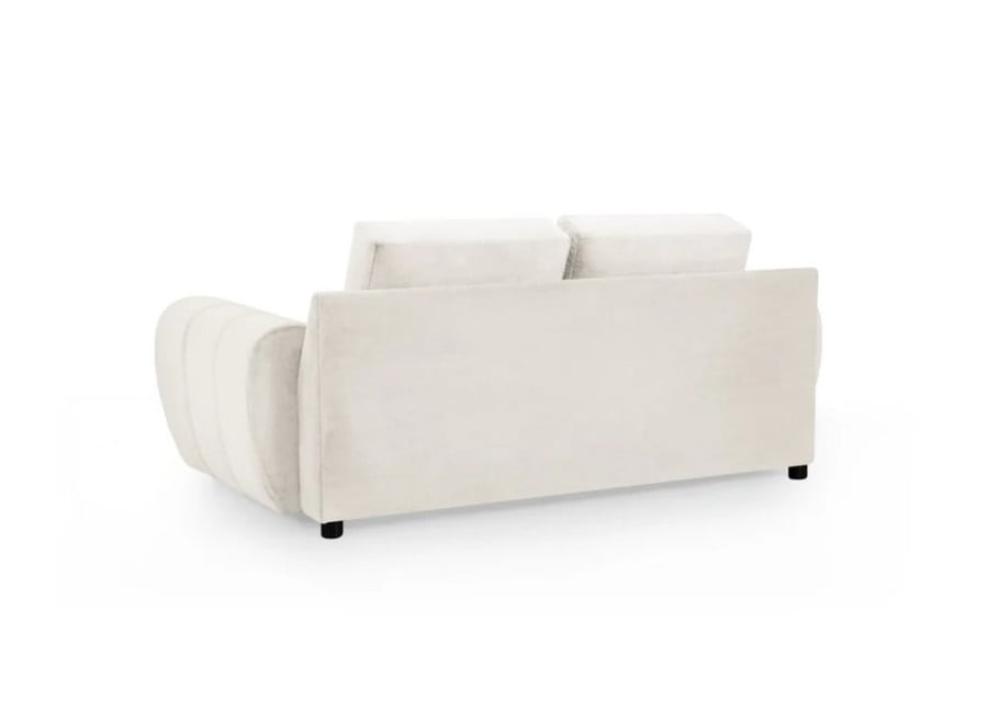 Komfortowa sofa ZEMO BIS dwuosobowa w kremowym welurze 6